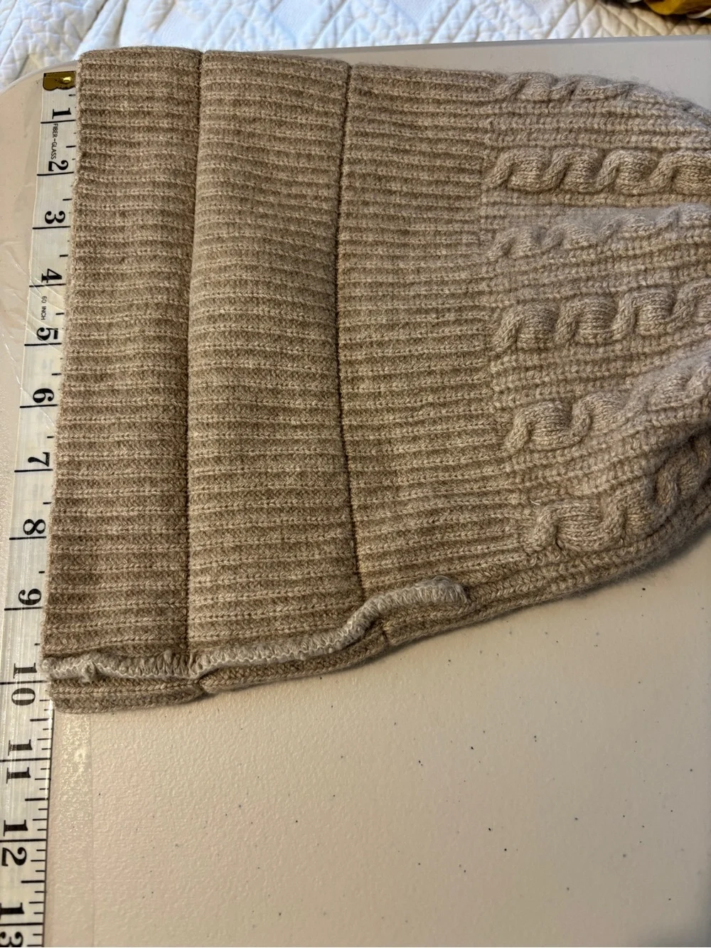 Kids Biella Cable Knit Beanie Fisherman Minimalist Timeless Preppy Quiet Luxury